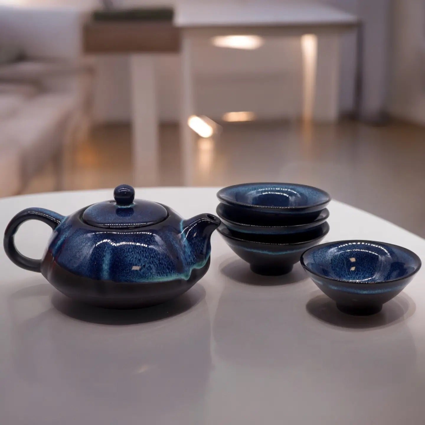 Herbal Blues Teapot Set